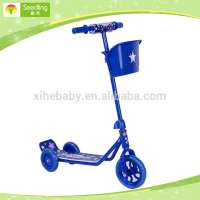 three wheel scooter for sale, blue pink outdoor toy cheap kids mini scooter